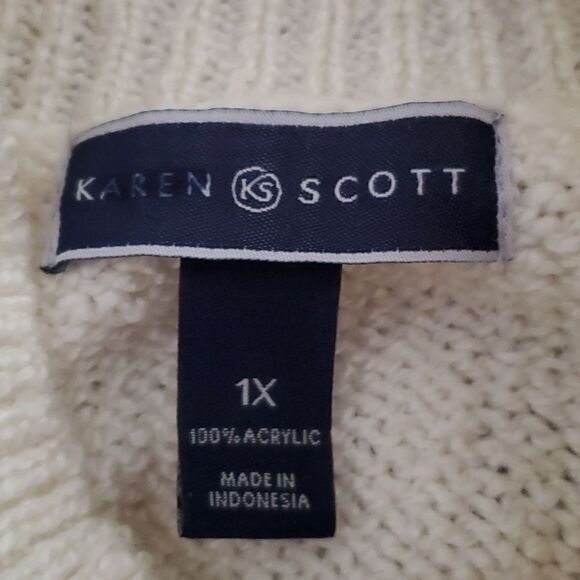 Karen Scott Women's Pull Over Sweater Size 1X - Picture 7 of 7